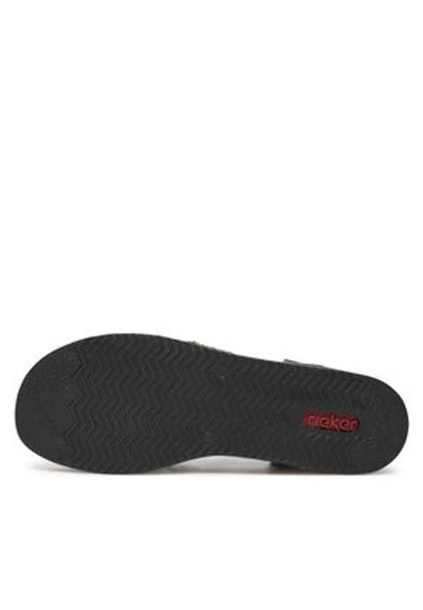 Rieker Sandały 62949-00 Czarny. Kolor: czarny. Materiał: syntetyk