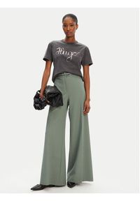 Hugo - HUGO T-Shirt Damacia_5 50544868 Czarny Regular Fit. Kolor: czarny. Materiał: bawełna #3