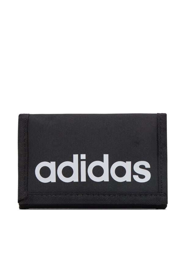 Adidas - adidas Portfel Linear JE8346 Czarny. Kolor: czarny. Materiał: materiał
