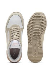 Adidasy Puma St Runner V4 L Jr, Dla obu płci. Kolor: beżowy. Materiał: skóra ekologiczna, materiał. Sport: fitness