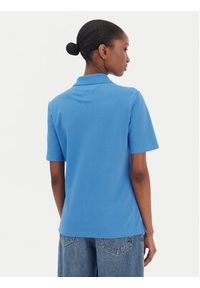 TOMMY HILFIGER - Tommy Hilfiger Polo 1985 WW0WW43224 Niebieski Regular Fit. Typ kołnierza: polo. Kolor: niebieski. Materiał: bawełna #5