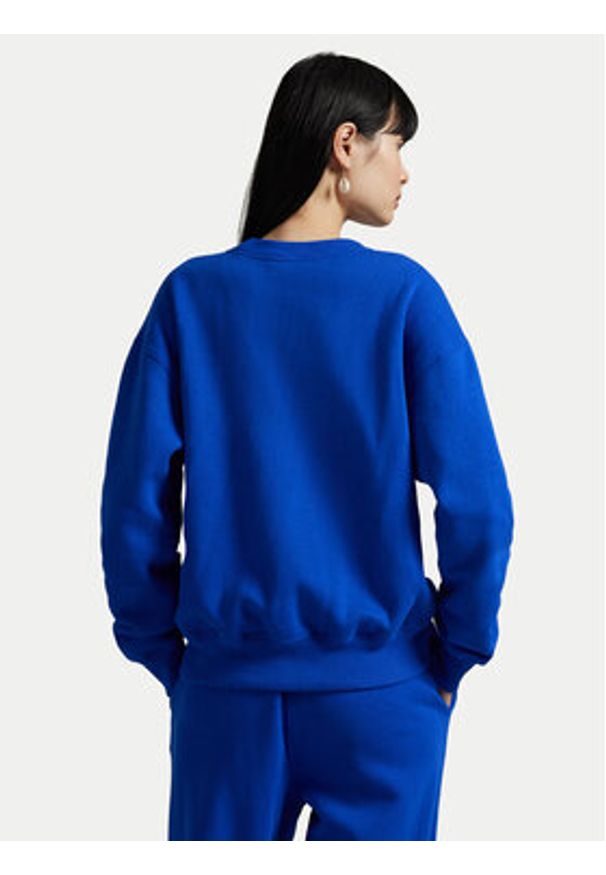 Polo Ralph Lauren Bluza 211971697005 Niebieski Relaxed Fit. Typ kołnierza: polo. Kolor: niebieski. Materiał: bawełna
