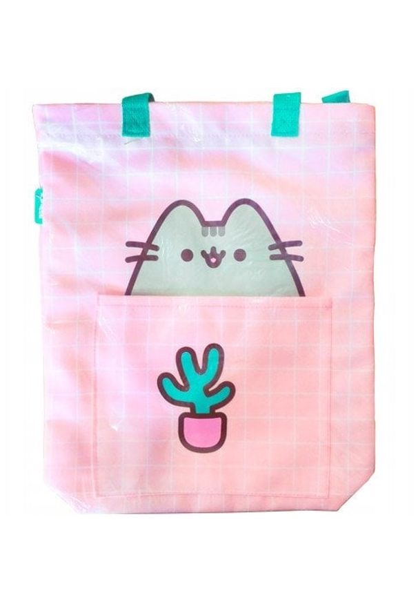 Pusheen - TORBA NA RAMIE 33X41X8 PUSHEEN PINK FO