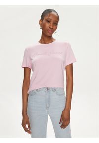 Gaudi T-Shirt 411BD64029 Różowy Regular Fit. Kolor: różowy. Materiał: wiskoza #1
