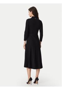 MICHAEL Michael Kors Sukienka dzianinowa MT683J3BFD Czarny Slim Fit. Kolor: czarny. Materiał: syntetyk #2
