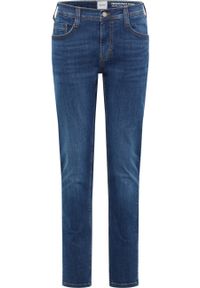 Męskie Spodnie Jeansowe Mustang Style Oregon Slim Denim Blue 1016318 5000 502 #4