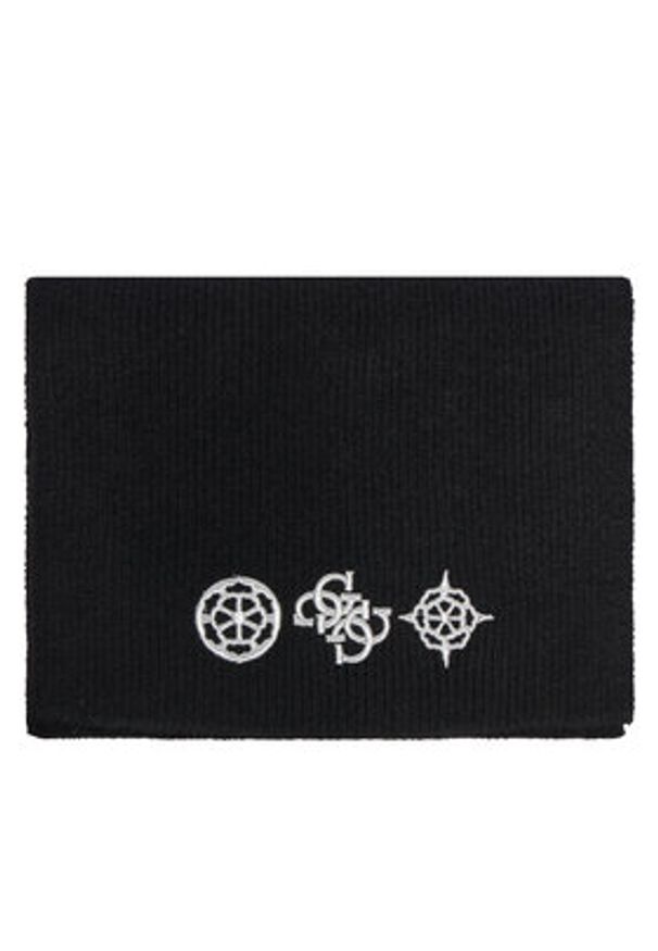 Guess Szalik AW5178 POL03 Czarny. Kolor: czarny. Materiał: materiał