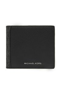 MICHAEL Michael Kors Duży Portfel Męski 39R5LHDF3O Czarny. Kolor: czarny. Materiał: skóra