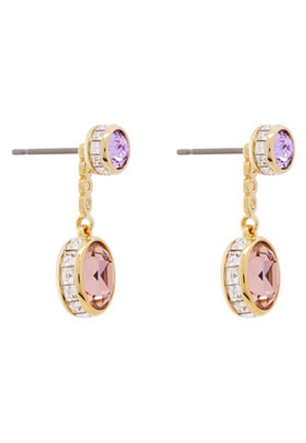 Swarovski Kolczyki Chroma 5738478 Złoty. Materiał: metalowe. Kolor: złoty