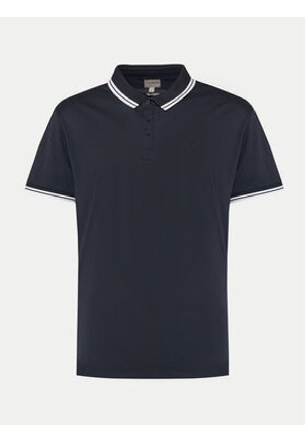 Guess T-Shirt M2GP34 KARS0 Granatowy Regular Fit. Typ kołnierza: dekolt w karo. Kolor: niebieski. Materiał: bawełna