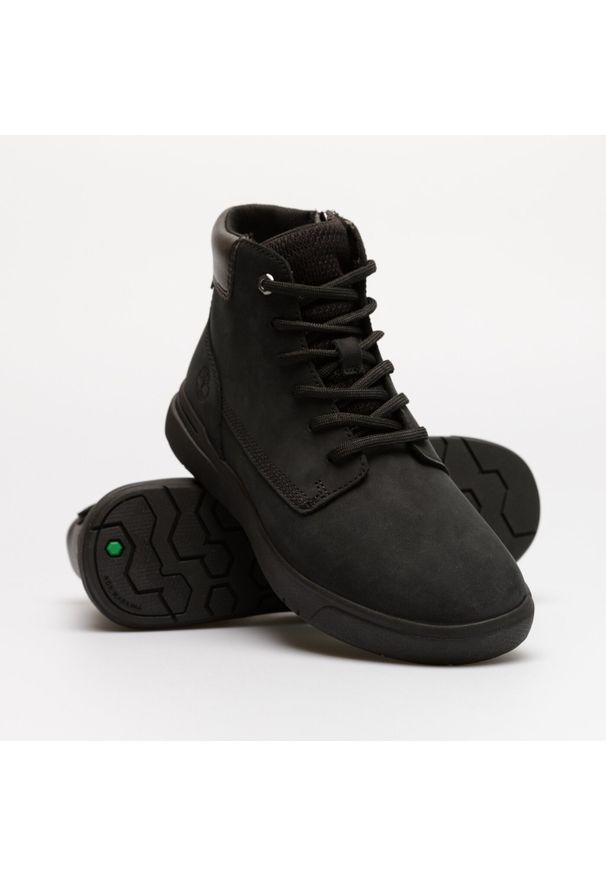 Sneakersy damskie Timberland SENECA BAY 6IN SIDE ZIP. Okazja: na co dzień, do pracy, na spacer. Kolor: czarny. Sport: turystyka piesza