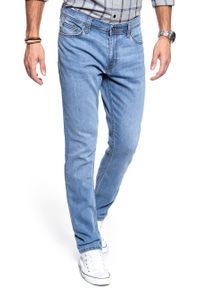 Mustang - SPODNIE MĘSKIE MUSTANG Jeans Bosten Slim Fit Light Blue 1007660 5000 302 #5