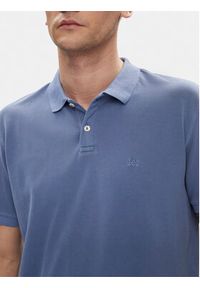 Lee Polo 112349954 Niebieski Regular Fit. Typ kołnierza: polo. Kolor: niebieski. Materiał: bawełna