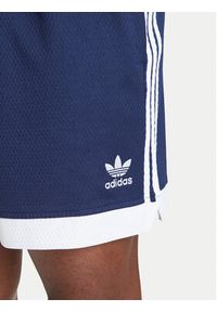 Adidas - adidas Szorty sportowe Mock Eyelet JY1310 Granatowy Regular Fit. Kolor: niebieski. Materiał: syntetyk. Styl: sportowy