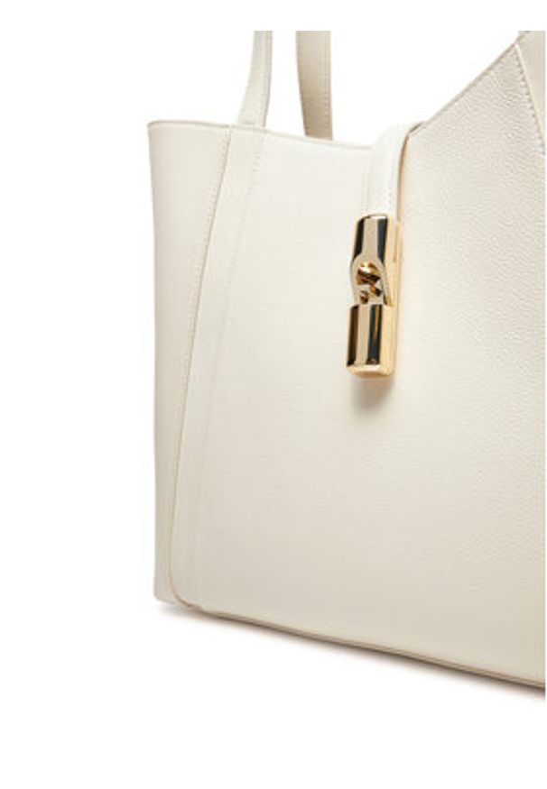 Furla Torebka WB01788 BX3353 KH PNN00 Écru. Materiał: skórzane