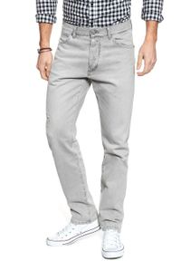 Wrangler - WRANGLER SPODNIE MĘSKIE SLIDER ICY GREY W18RRJ28C