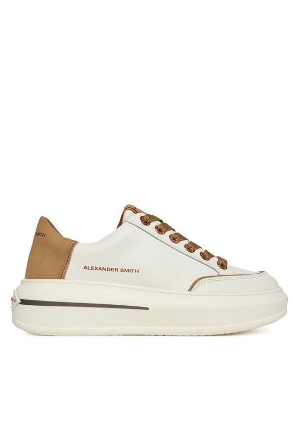 Alexander Smith Sneakersy Lancaster ASBCLSW-1752-WLN Biały. Kolor: biały. Materiał: skóra