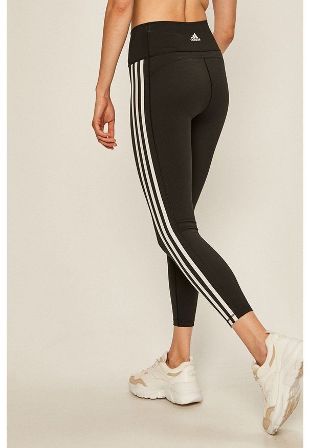 adidas Performance - Legginsy FJ7181. Kolor: czarny. Materiał: dzianina