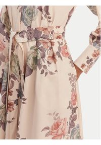 Marella Sukienka koszulowa Formica 2613221161 Beżowy Regular Fit. Kolor: beżowy. Materiał: bawełna. Typ sukienki: koszulowe #2
