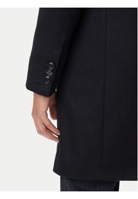 BOSS Płaszcz wełniany Hyde 50549187 Czarny Slim Fit. Kolor: czarny. Materiał: wełna #3