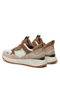 MICHAEL Michael Kors Sneakersy 43F4THFS2D Brązowy. Kolor: brązowy. Materiał: materiał #5