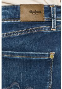 Pepe Jeans - Jeansy Cher High. Stan: podwyższony. Kolor: niebieski. Materiał: bawełna, materiał, denim, elastan, poliester #2