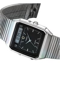 Timex Zegarek Q Timex® 1982 Ana-Digi Reissue Chronograph TW2Y05900 Srebrny. Kolor: srebrny #3