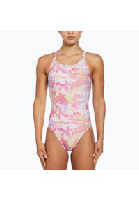 Strój pływacki jednoczęściowy damski Nike Hydrastrong Multi Print Fastback. Kolor: wielokolorowy. Wzór: nadruk #1