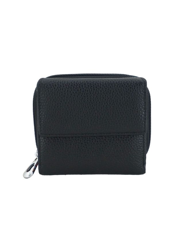 Barberini's - Portfel skórzany BARBERINI'S czarny D-485-1. Kolor: czarny. Materiał: skóra. Wzór: kolorowy