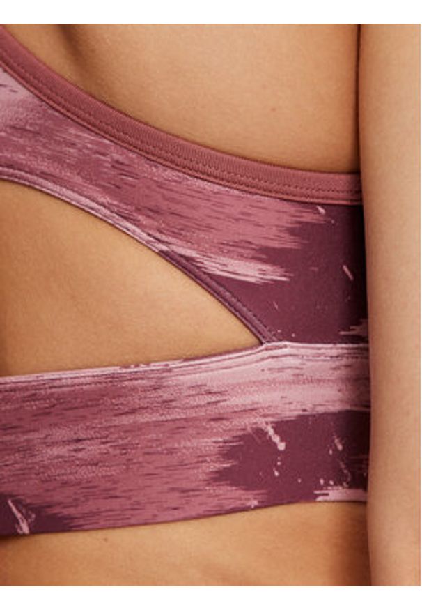 Reebok Biustonosz sportowy ID Train Train Como Bra Sedros 100035798 Beżowy. Kolor: beżowy. Materiał: syntetyk