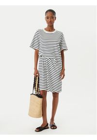 Weekend Max Mara Sukienka codzienna 2515621012650 Granatowy Regular Fit. Okazja: na co dzień. Kolor: niebieski. Materiał: bawełna. Typ sukienki: proste. Styl: casual #3