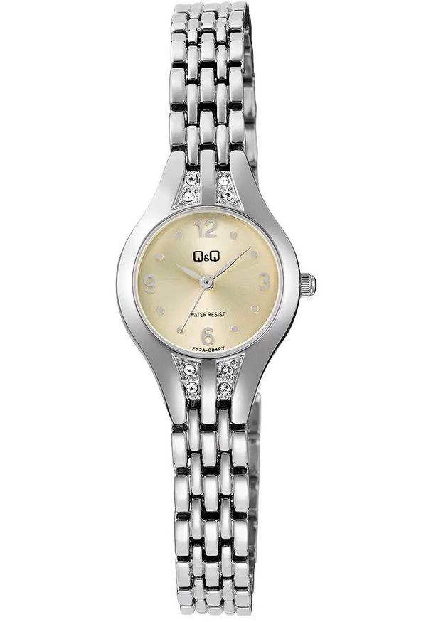 Zegarek damski QQ F12A-004P srebrny. Kolor: srebrny