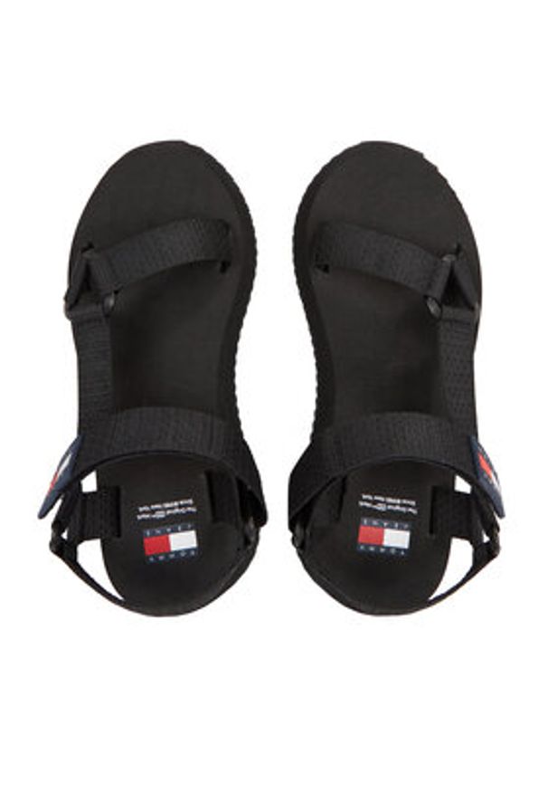 Tommy Jeans Sandały Tjw Eva Sandal EN0EN02466 EN0EN02466 Czarny. Kolor: czarny. Materiał: materiał