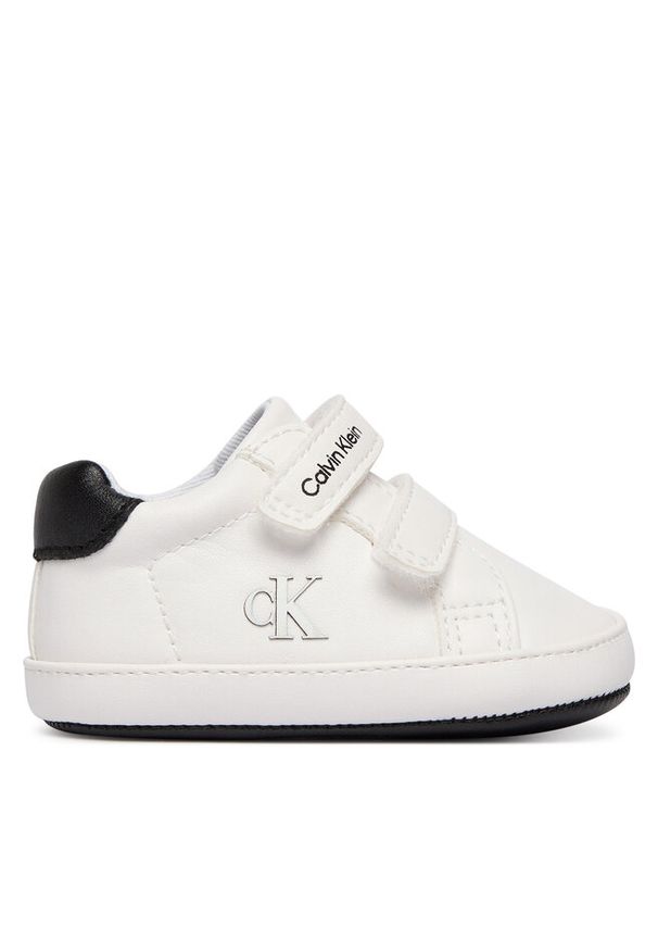 Sneakersy Calvin Klein. Kolor: biały