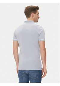 Calvin Klein Jeans Polo J30J315603 Niebieski Slim Fit. Typ kołnierza: polo. Kolor: szary. Materiał: bawełna #4