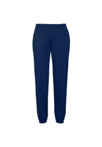 FRUIT OF THE LOOM - Męskie Spodnie Do Biegania Z Elastycznymi Mankietami. Kolor: niebieski. Sezon: lato. Sport: turystyka piesza