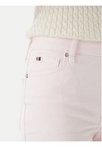 TOMMY HILFIGER - Tommy Hilfiger Jeansy WW0WW48579 Różowy jasny Slim Fit. Kolor: różowy #5