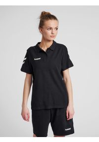 Koszulka tenisowa polo damska Hummel Go Cotton Polo Woman. Typ kołnierza: polo. Kolor: biały, wielokolorowy, czarny. Sport: tenis