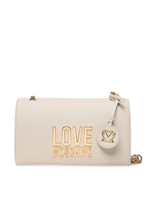 Love Moschino - Torebka LOVE MOSCHINO. Kolor: beżowy