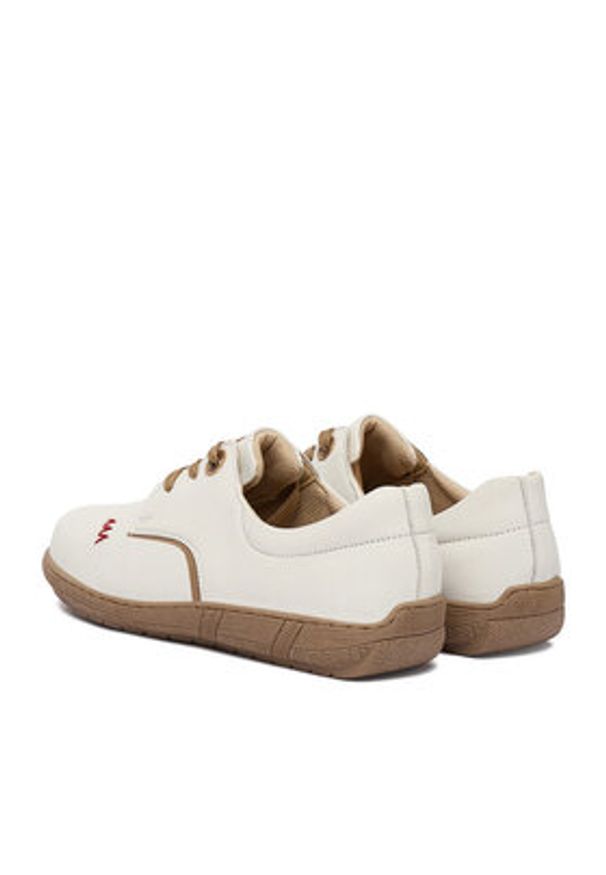 Go Soft Półbuty CEO-WI23-COMFORT-01 Écru. Materiał: skóra