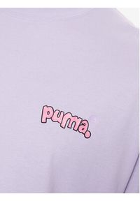 Puma T-Shirt 8ENJAMIN 539821 Fioletowy Relaxed Fit. Kolor: fioletowy. Materiał: bawełna #5