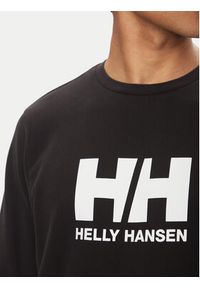 Helly Hansen Bluza Logo Crew 30395 Czarny Regular Fit. Kolor: czarny. Materiał: bawełna #5