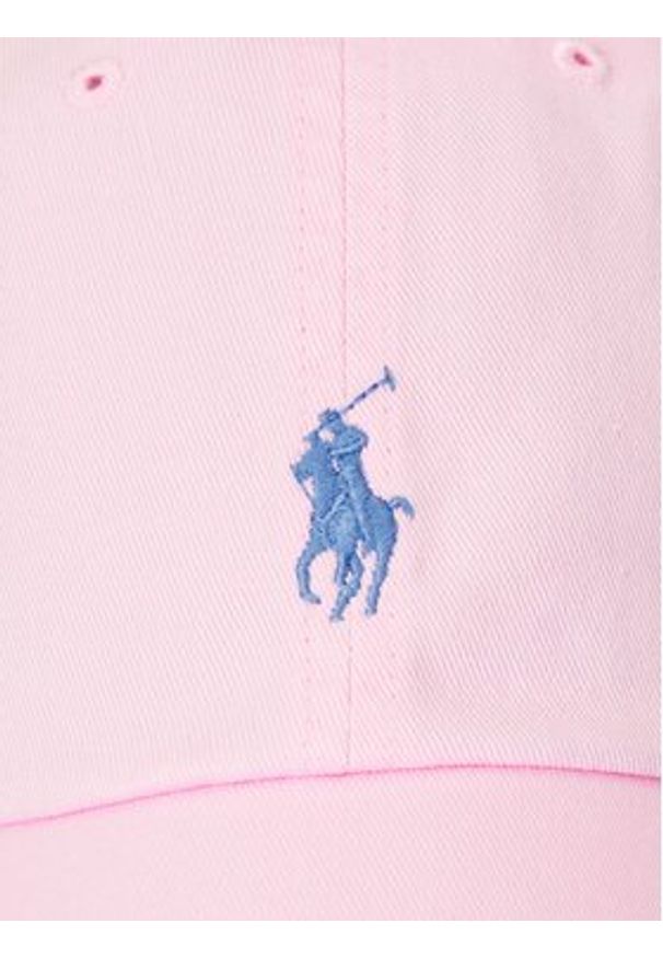 Polo Ralph Lauren Czapka z daszkiem 211912843016 Różowy. Kolor: różowy. Materiał: bawełna