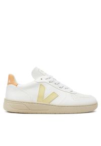 Veja Sneakersy V-10 VX0703103A Biały. Kolor: biały. Materiał: skóra