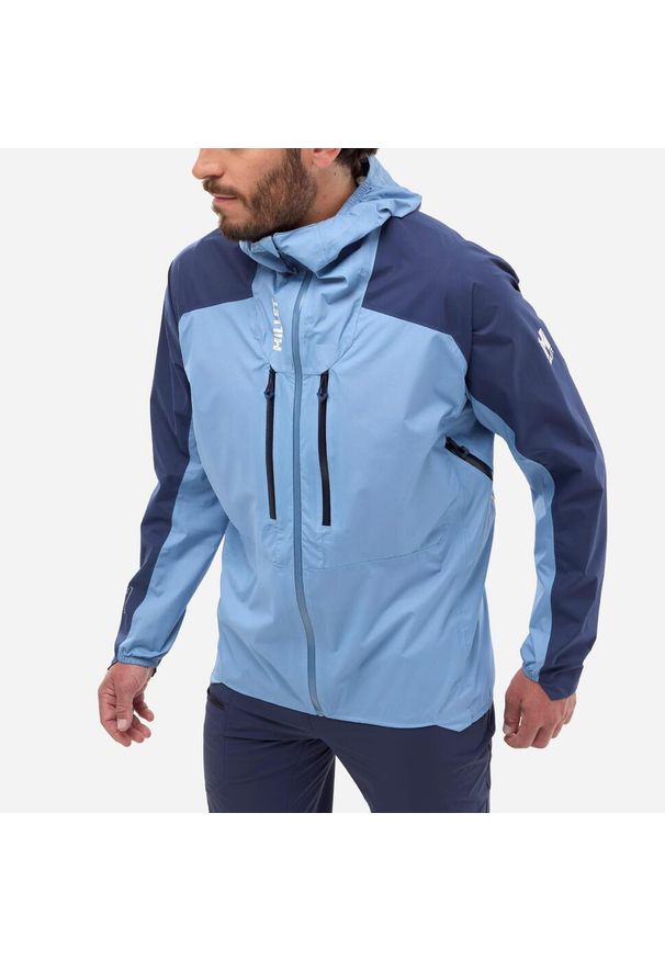 Kurtka trekkingowa męska Millet Wanaka Light 2.5L Jkt M wodoodporna. Kolor: niebieski
