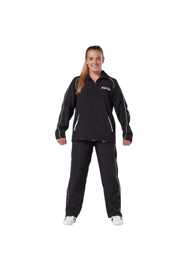 KWON - Damski dres Kwon San Francisco. Kolor: czarny. Materiał: dresówka