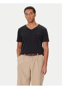 TOMMY HILFIGER - Tommy Hilfiger Komplet 3 t-shirtów UM0UM03637 Czarny Regular Fit. Kolor: czarny. Materiał: bawełna
