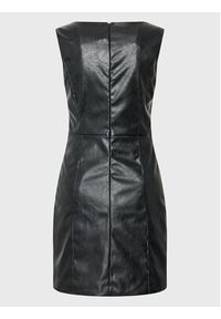 Glamorous Sukienka z imitacji skóry TM0685 Czarny Regular Fit. Kolor: czarny. Materiał: skóra #5