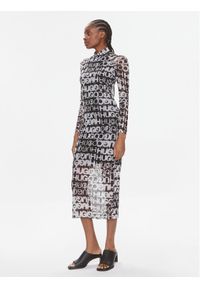 Hugo Sukienka codzienna Nortensis 50508573 Czarny Slim Fit. Okazja: na co dzień. Kolor: czarny. Materiał: syntetyk. Typ sukienki: proste. Styl: casual #1