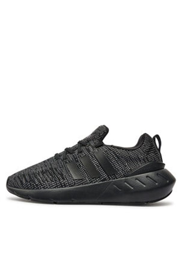 Adidas - adidas Sneakersy Swift Run 22 J GW8166 Czarny. Kolor: czarny. Materiał: materiał. Sport: bieganie